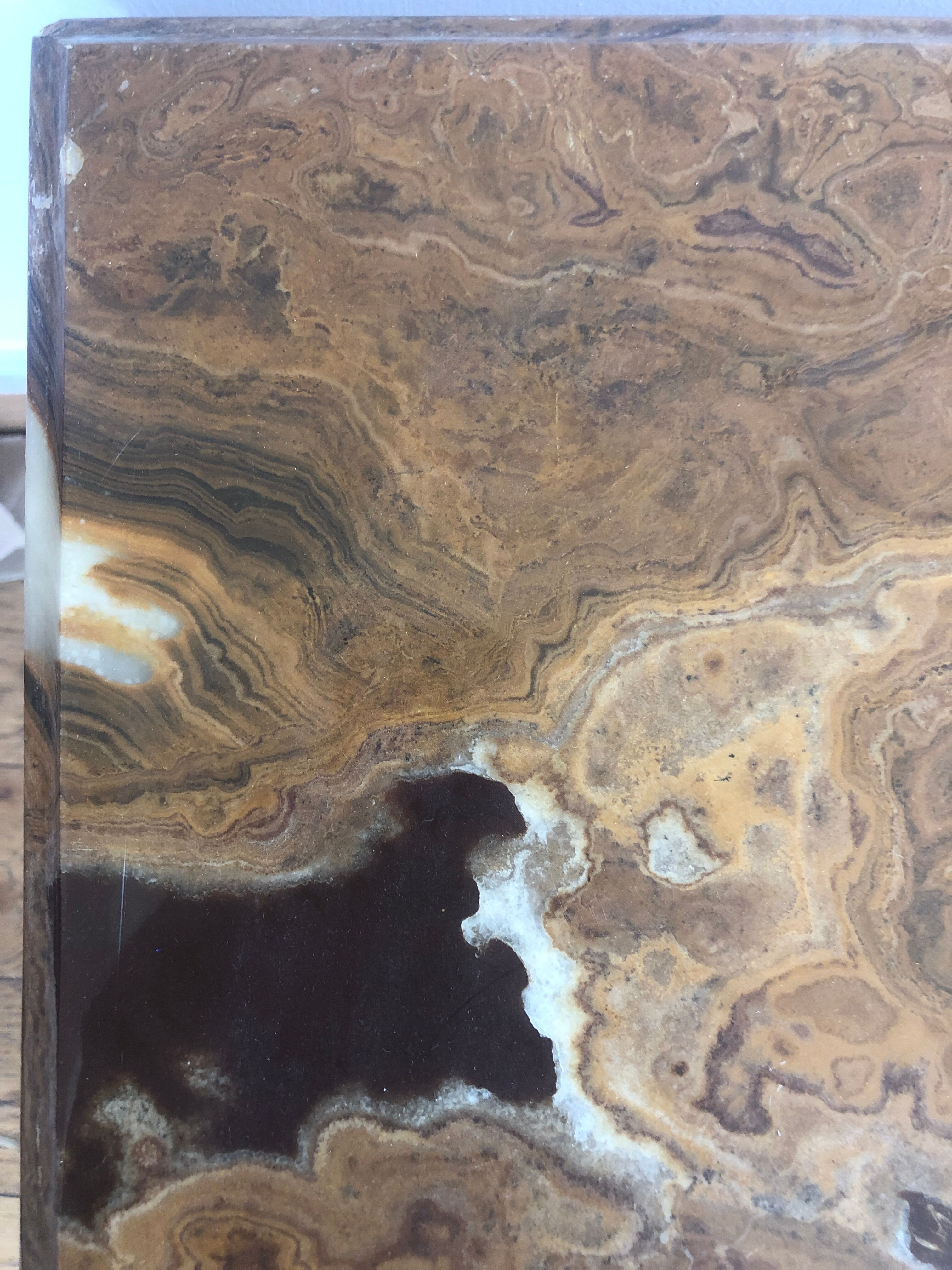 Marble onyx coffee table