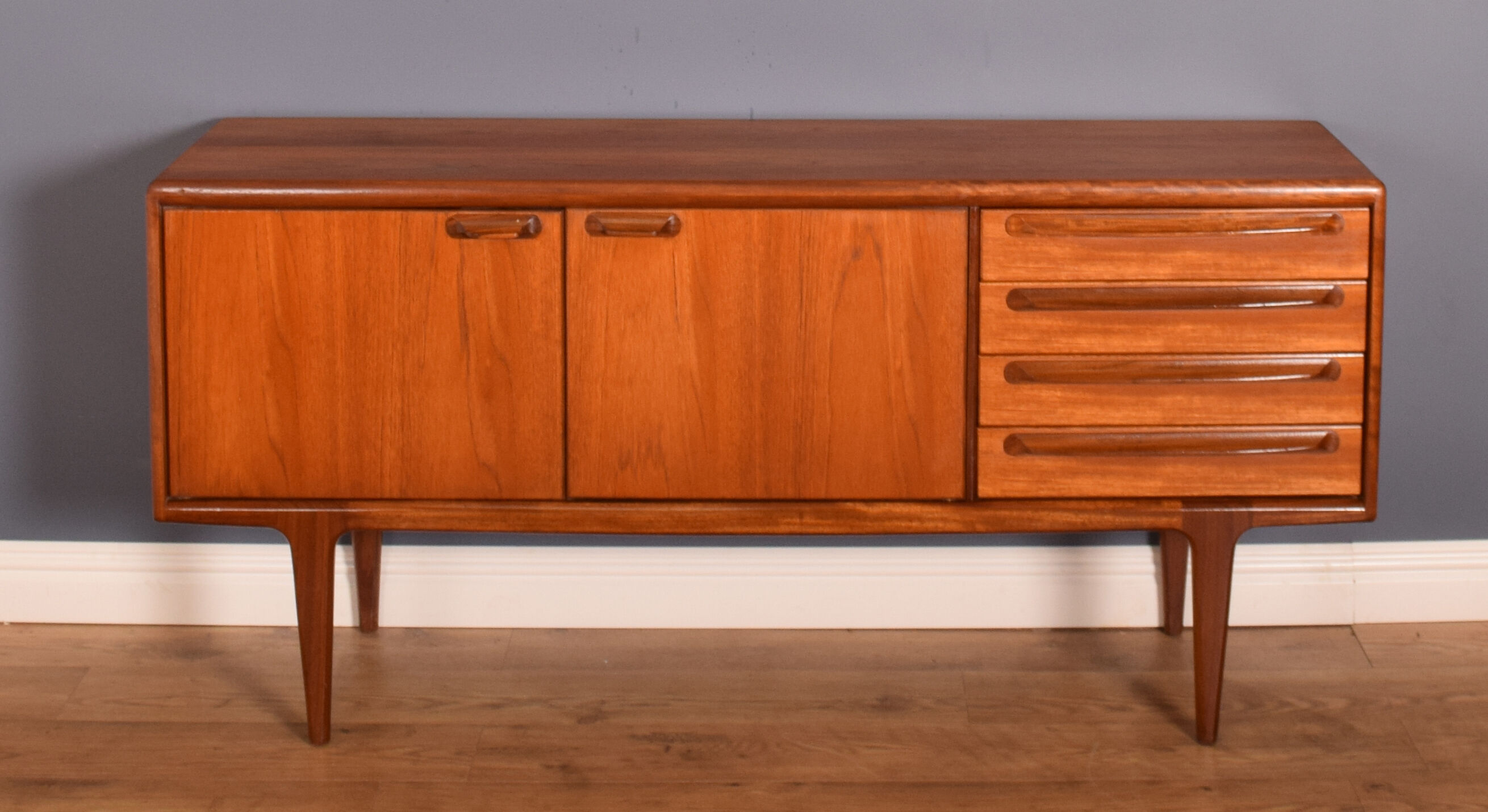 Restored Teak Retro 1960s Short Younger Sequence Sideboard