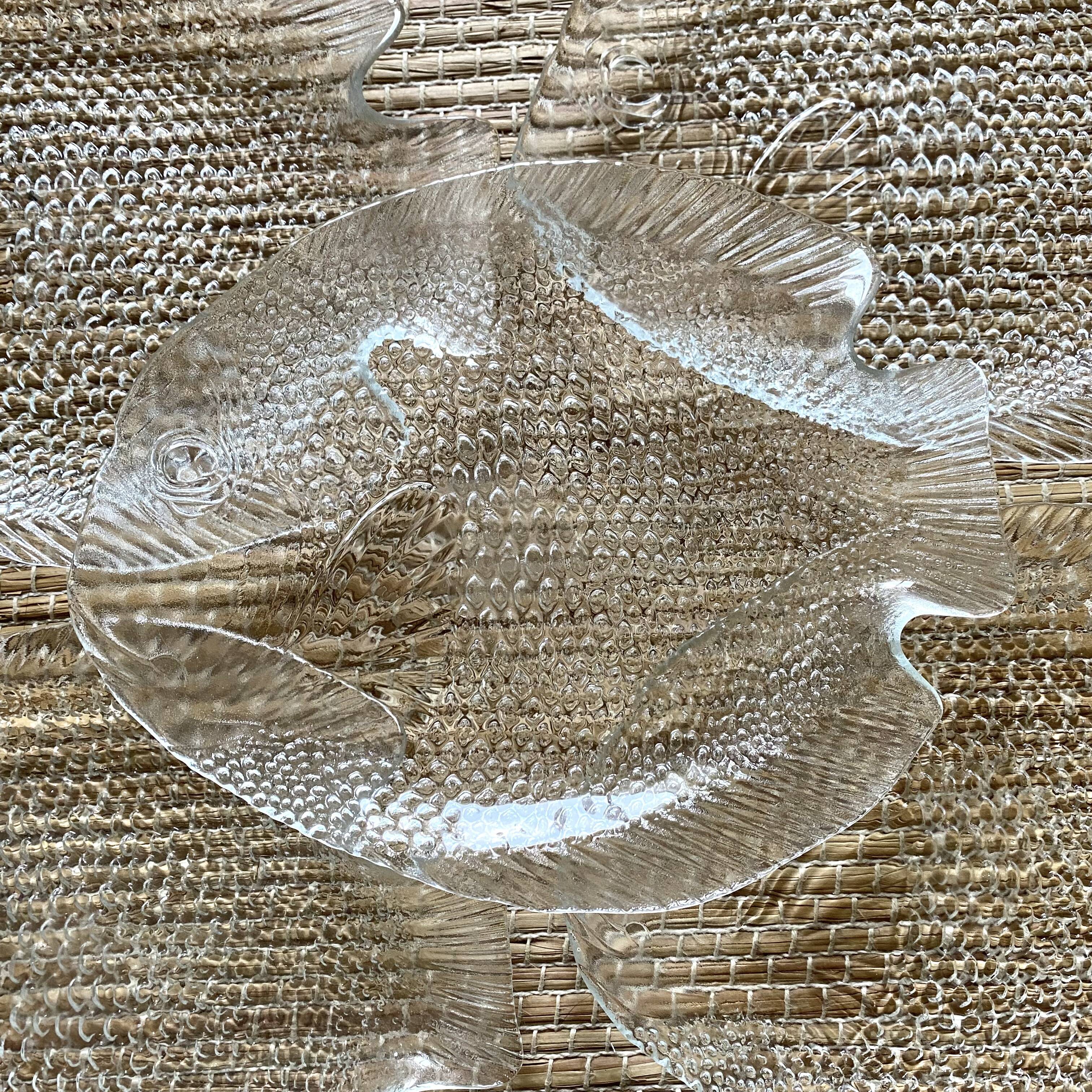 Glass fish plates