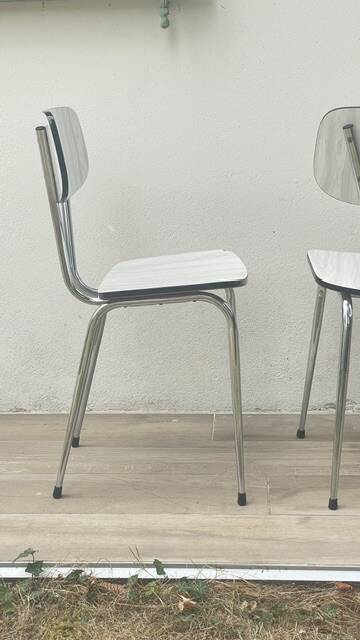 Pair of VINTAGE Formica CHAIRS