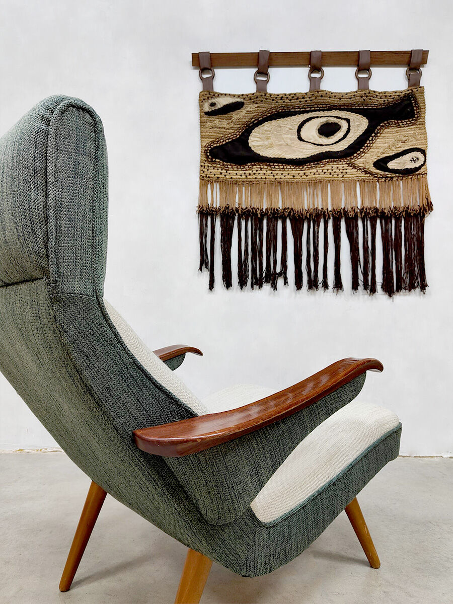 Scandinavian modern design armchair 'Duo tone'