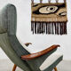 Scandinavian modern design armchair 'Duo tone'