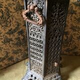 Weathered cast iron heater