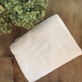 Antique embroidered sheet