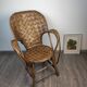 Chestnut armchair double arm