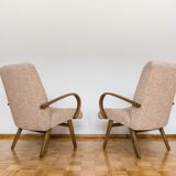 Paire de fauteuils Type 53 par J. Šmidek, TONm 1960