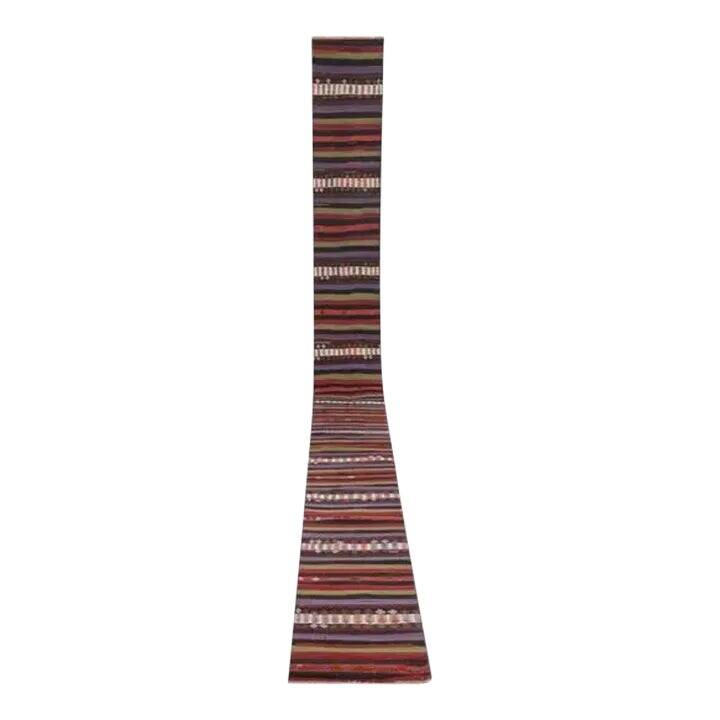 Vintage Turkish hallway rug 61x773 cm