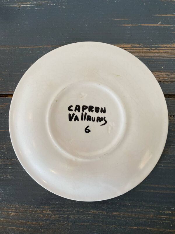 Petite assiette lion Roger Capron, Vallauris