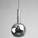 Vintage chrome pendant lamp