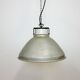 Grey metal industrial factory hanging lamp, 1960s