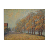 Delaune Edouard, riverside in the suburbs of Paris