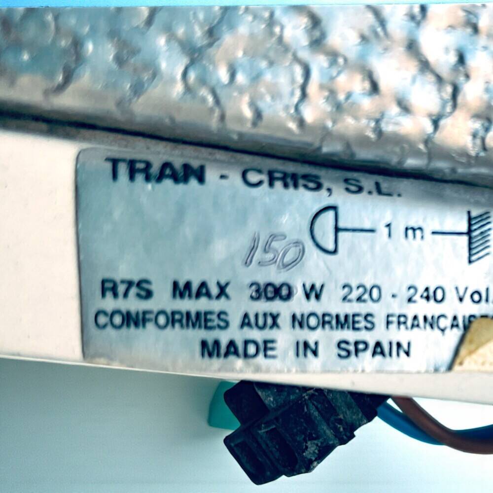 Art Deco style frosted glass wall sconce light