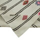 Hand-knotted turkish unique 1970s 222 cm x 343 cm beige hemp kilim carpet