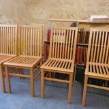 Wooden chairs