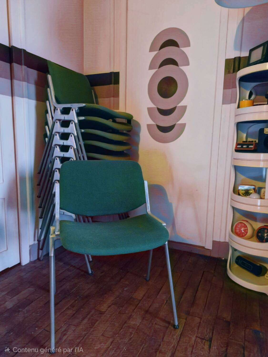 Suite of 6 DSC 106 chairs by Giancarlo Piretti for Castelli / Anonima.