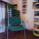 Suite of 6 DSC 106 chairs by Giancarlo Piretti for Castelli / Anonima.