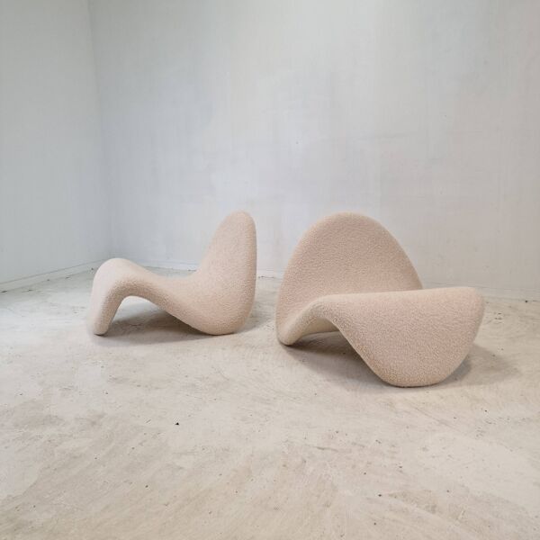Set of 2 Tongue Chairs by Pierre Paulin for Artifort, 1960s