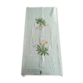 Square tablecloth 170 X 170 Hand-embroidered