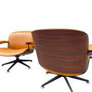 Rare lounge chair par Ennio Fazioli pour MIM Roma