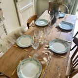 Set of 10 Moulin des loups plates