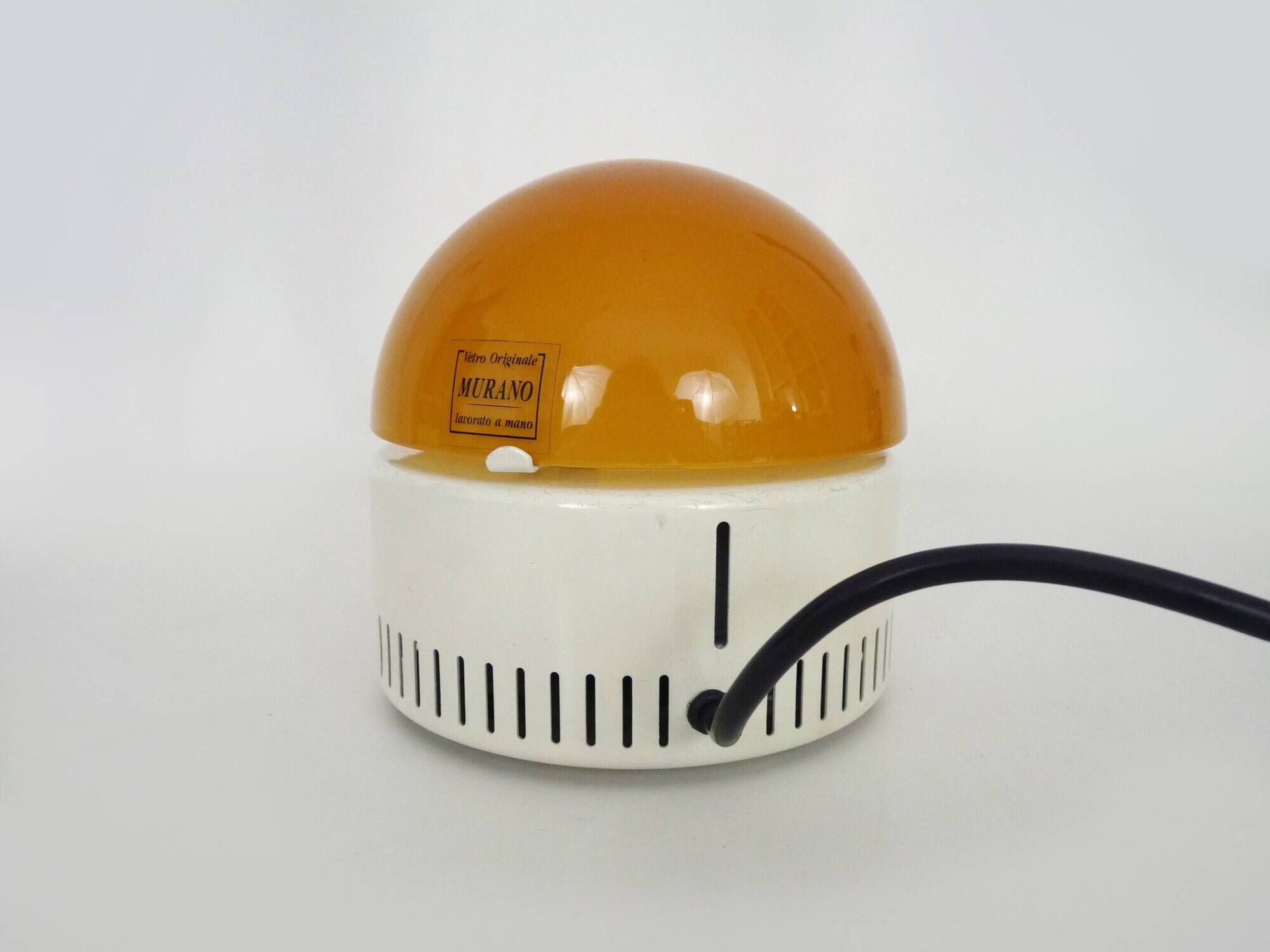 Italian design lamp made of Murano glass from the 70s and 80s.