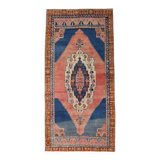 Tapis Vintage Bleu Oriental 4x9, 137x272Cm
