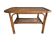 Table basse vintage en rotin et cannage – 1960/70