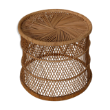 Vintage rattan stool