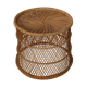 Vintage rattan stool