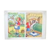 School poster "The little Red Riding Hood II"