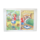 Affiche scolaire "Le petit chaperon rouge II"