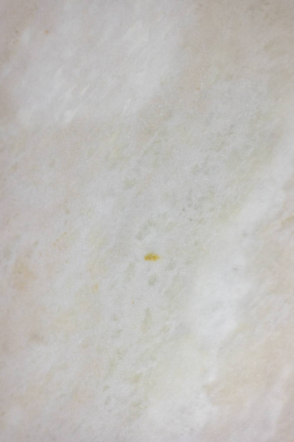 White marble and chrome and gold metal table. 1970s.