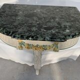 Console murale de style Louis XVI en bois laqué XX siècle