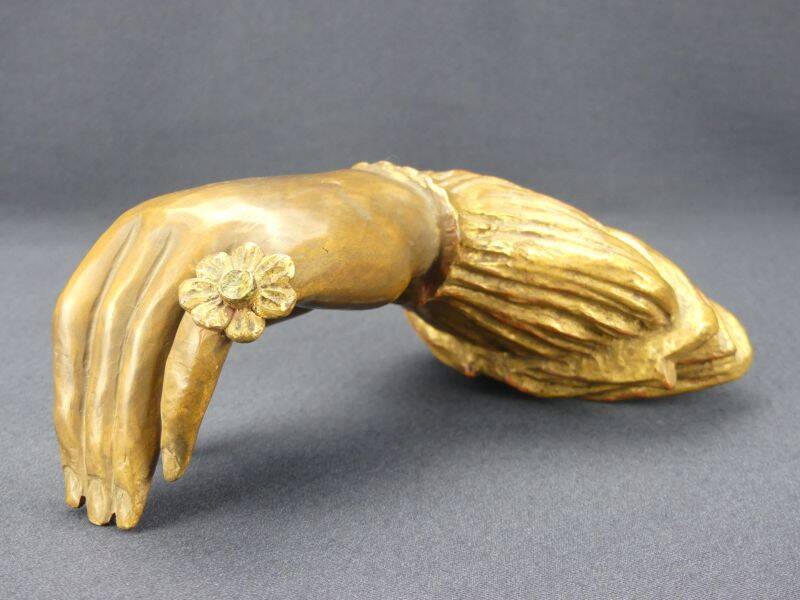Palladio, Italie, main en bois sculpté