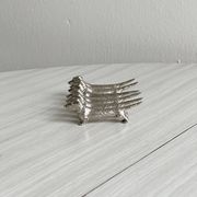 Lot de 6 porte-couteaux en forme de chien teckel