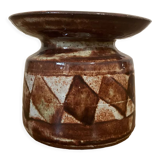 Vintage ceramic soliflore signed