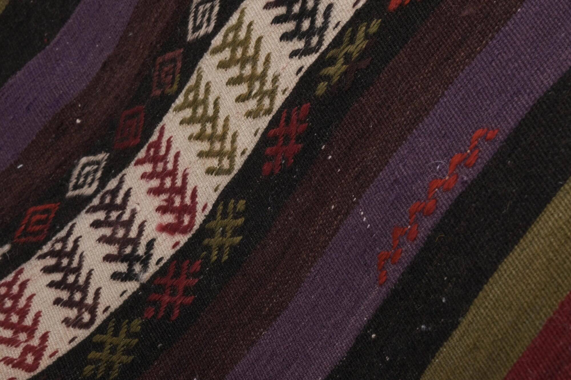 Vintage Turkish hallway rug 61x773 cm