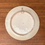 Vintage wall plate in hand-painted ceramic, 1970s.