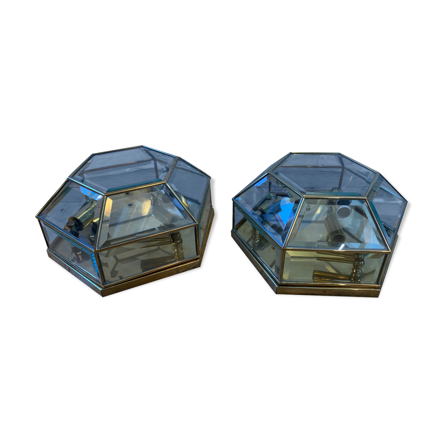 Pair of Italian wall lights