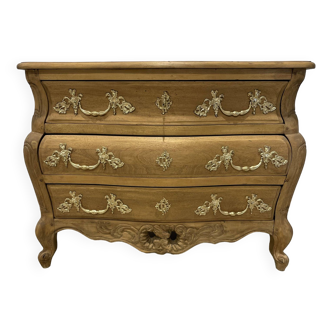 Bordeaux style cherry tomb-shaped chest of drawers