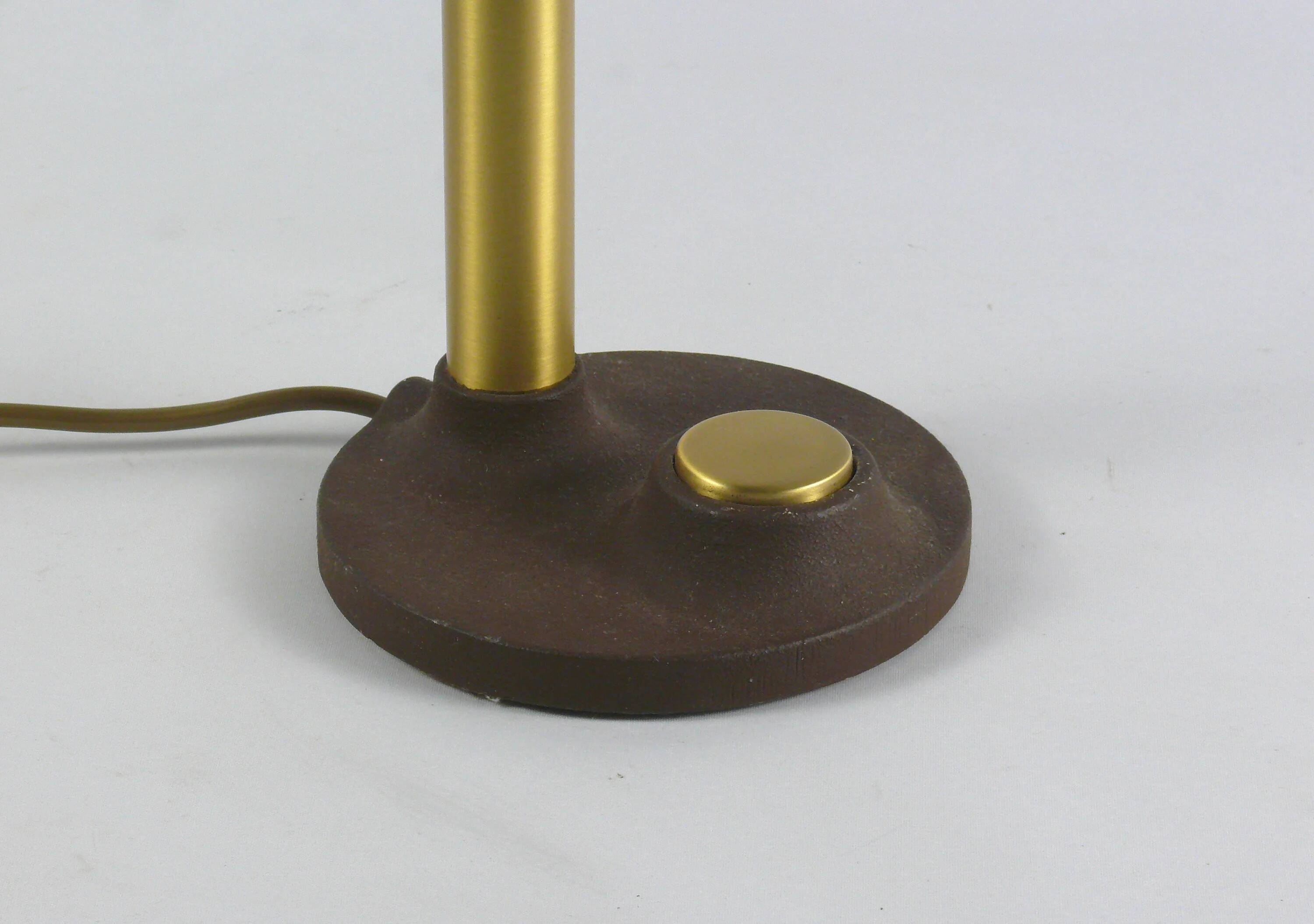 Grande lampe de bureau à col de cygne, design classique Hillebrand - années 1970