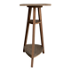 Sculptor's stool with rotating plywood top 1960