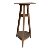 Sculptor's stool with rotating plywood top 1960