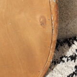 Art Deco beveled oval mirror