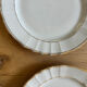 12 flat plates porcelain from Limoges Bernardaud