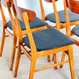 Six Farstrup model 210 dining chair (2 sets available)