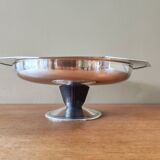 Art Deco silver-plated bowl by Bouillet and Bourdelle