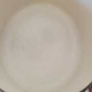Tureen Le Creuset vintage oval casserole in brown enamelled cast iron size 30