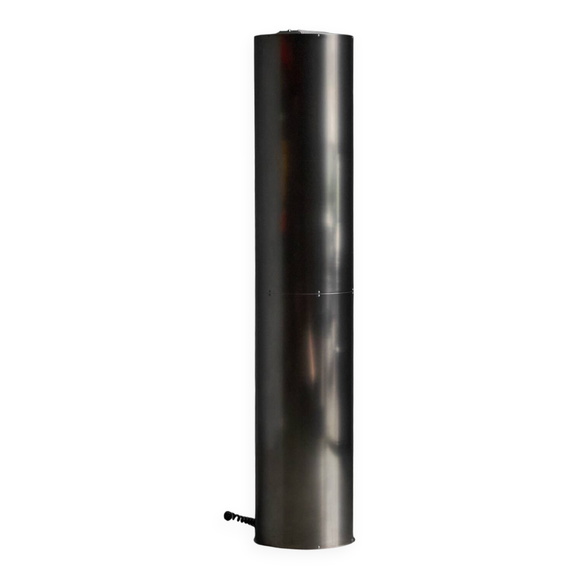 Monumental stainless-steel uplighters by Targetti, Italy, 1970s