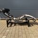 Cassina LC4 Le Corbusier original (signed) in cowhide, in new condition.